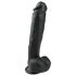Easytoys - dildo s priseskom in modom - velik 26,5 cm - črn