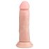 Easytoys - realistični dildo s priseskom - 15,5 cm - naravna barva