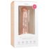 Easytoys - realistični dildo s priseskom - 15,5 cm - naravna barva