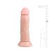 Easytoys - realistični dildo s priseskom - 15,5 cm - naravna barva