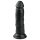 Easytoys - realistični dildo s priseskom - 15,5 cm - črn