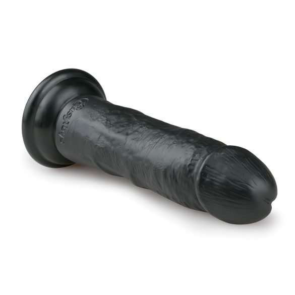 Easytoys - realistični dildo s priseskom - 15,5 cm - črn