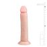 Easytoys - realistični dildo s priseskom - 20,5 cm - kožna barva