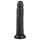 Easytoys - realistični dildo s priseskom - 20,5 cm - črn