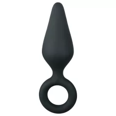 Easytoys - analni čep - majhen, črn - Pointy Plug S