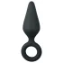Easytoys - analni čep - majhen, črn - Pointy Plug S