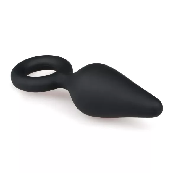 Easytoys - analni čep - majhen, črn - Pointy Plug S