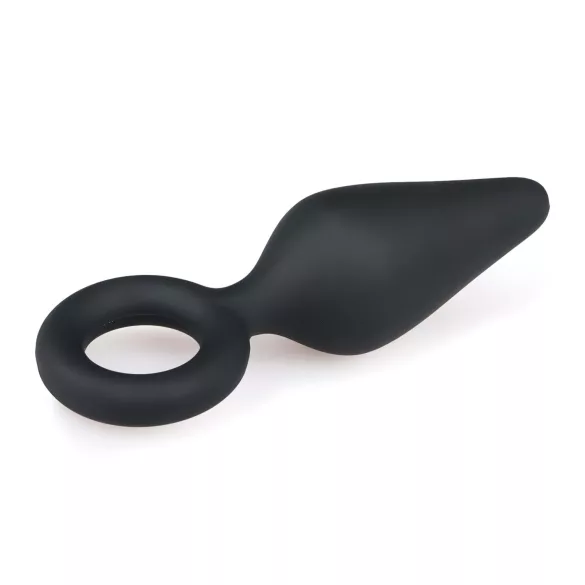 Easytoys - analni čep - majhen, črn - Pointy Plug S