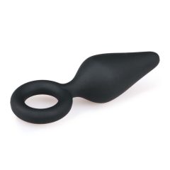 Easytoys Pointy Plug S - analni vibrator (črn) - majhen