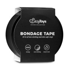 Easytoys Tape - trak za bondage - črn (20 m)