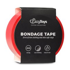 Easytoys Tape - trak za bondage - rdeč (20 m)