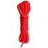 Easytoys Rope - vrv za bondage (5 m, rdeča)