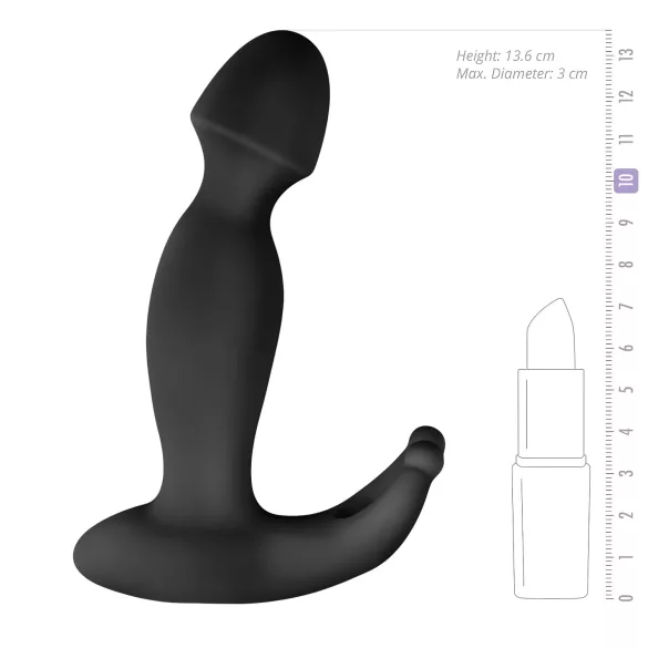 Easytoys - vibracijski masažer prostate - črna