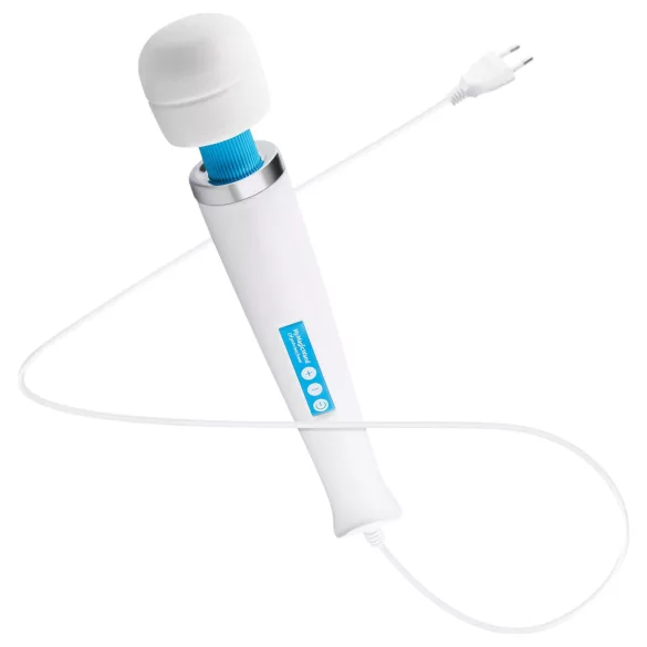 MyMagicWand - vibrator maser za telo - močan - bel/moder