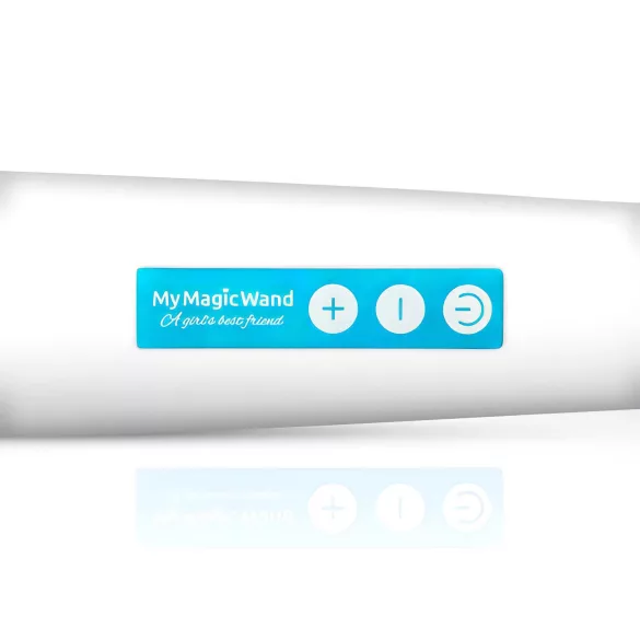 MyMagicWand - vibrator maser za telo - močan - bel/moder