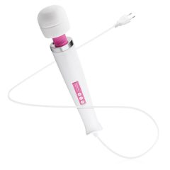MyMagicWand - močan masažni vibrator (belo-rožnata)
