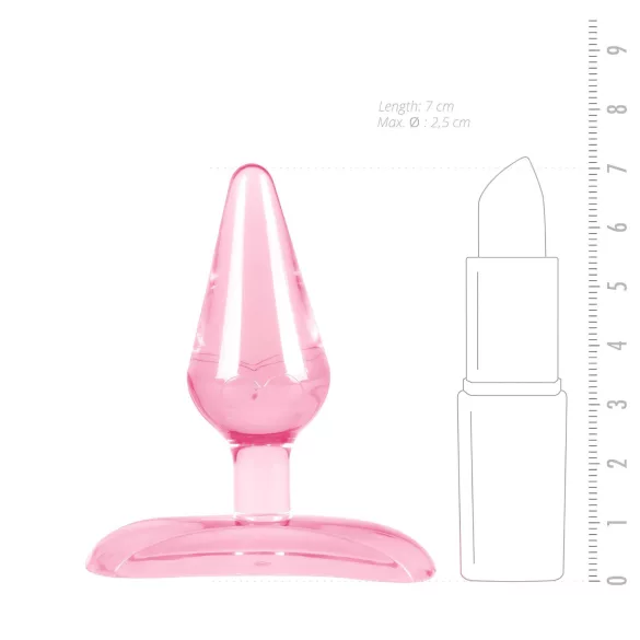 Easytoys The Assifier - mini analni čep (rožnata)