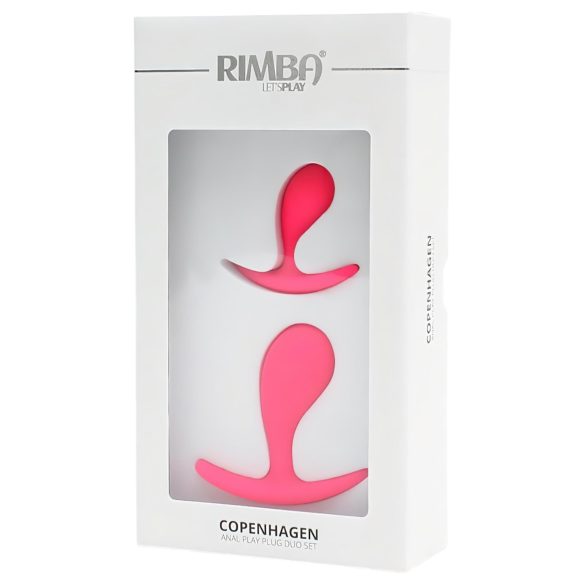 Rimba Copenhagen - analni čep set - roza - 2 kosa
