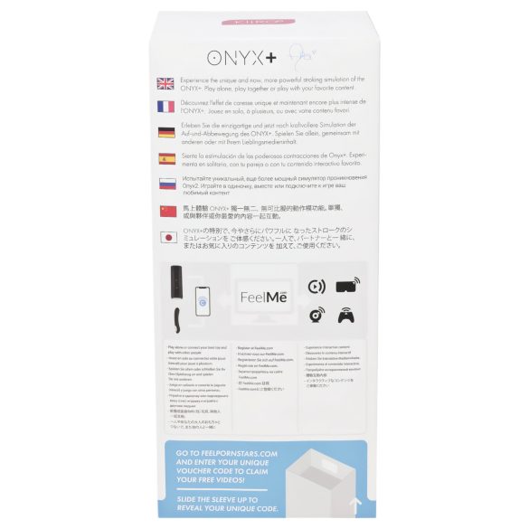 Kiiroo Onyx+ Asa Akira Experience - interaktivni masturbator - črn