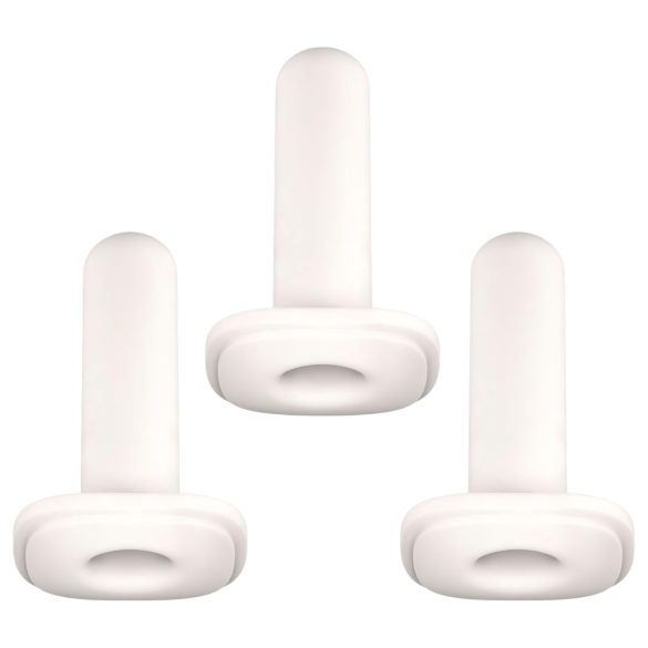 Kiiroo Onyx - nadomestna manšeta za masturbator - standard - 3 kosi - bela
