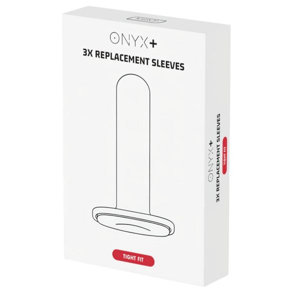 Kiiroo Onyx - nadomestna manšeta za masturbator - standard - 3 kosi - bela