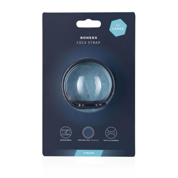 Boners - nastavljiv erekcijski obroč - velikost L - siva