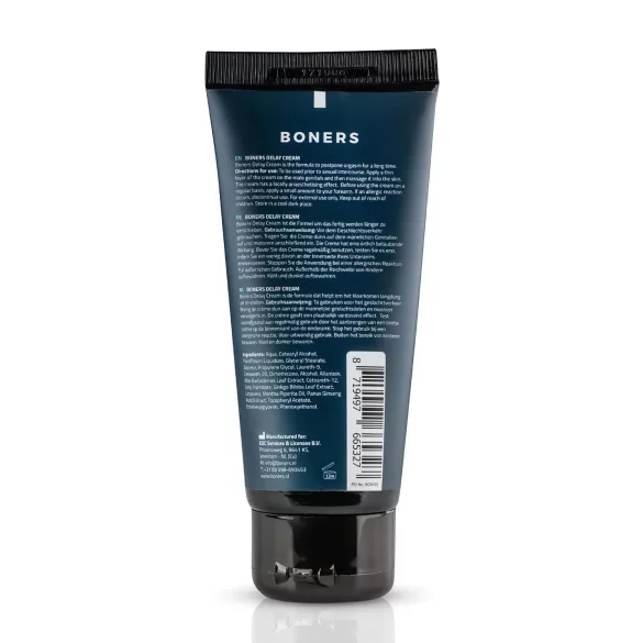 Boners Essentials - krema za zakasnitev orgazma za moške - 100 ml