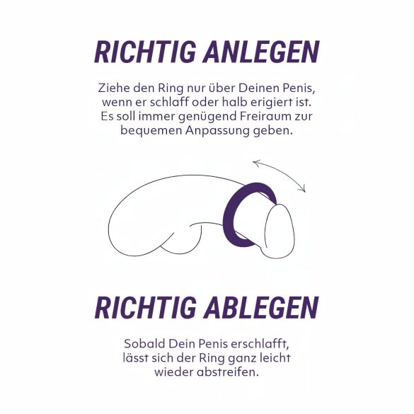 Boners - komplet 6 silikonskih erekcijskih obročkov (sivi)