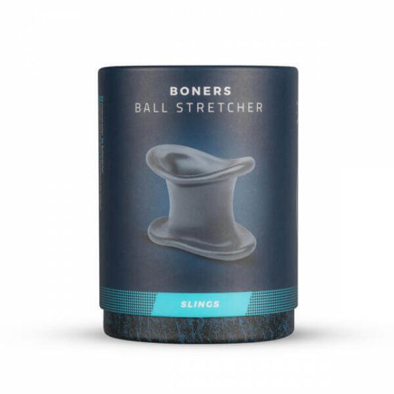 Boners - obroček za penis in nosilo v enem (sivo)