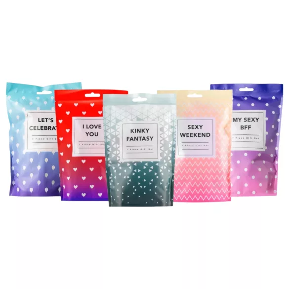 LoveBoxxx Let's Celebrate - komplet za pare - vibracijski set - 7 delni