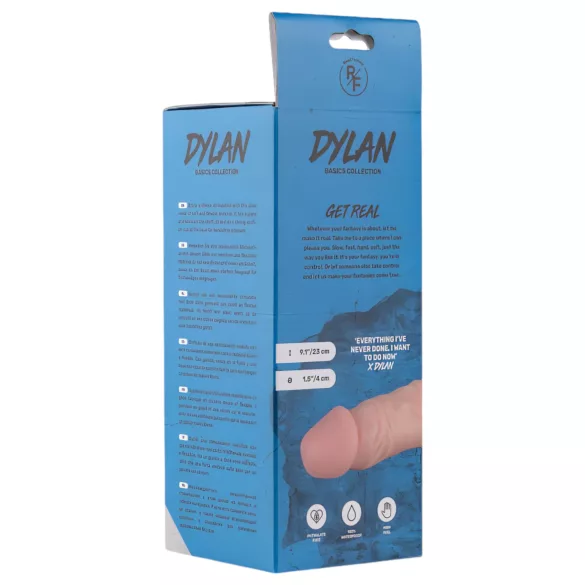 Real Fantasy Dylan - realistični dildo - 23cm - naravna barva