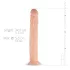 Real Fantasy Shawn - realistični veliki dildo - 35 cm - naravna barva