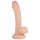 Real Fantasy Vince - dildo s modo in kožico - 19,5 cm - natur