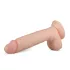 Real Fantasy Glynn - dildo s testisi - realističen - 25cm - natur