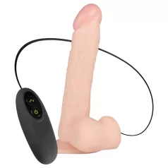   Real Fantasy Lewis - vibrator z baterijo - realističen - 22 cm - naravno