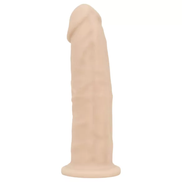 Real Fantasy Winston - vibrators z priseskom - 19 cm - naravna barva