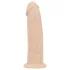 Real Fantasy Winston - vibrators z priseskom - 19 cm - naravna barva
