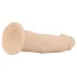 Real Fantasy Winston - vibrators z priseskom - 19 cm - naravna barva