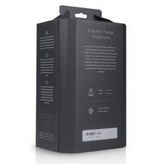   Saiz Premium - dvojna prsna črpalka - majhna (prosojno črna)