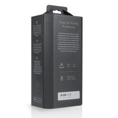   Saiz Premium - avtomatska vaginalna sesalna črpalka (prosojna-črna)