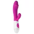 Teazers - realistični vibrator s stimulatorjem klitorisa (rožnate barve)