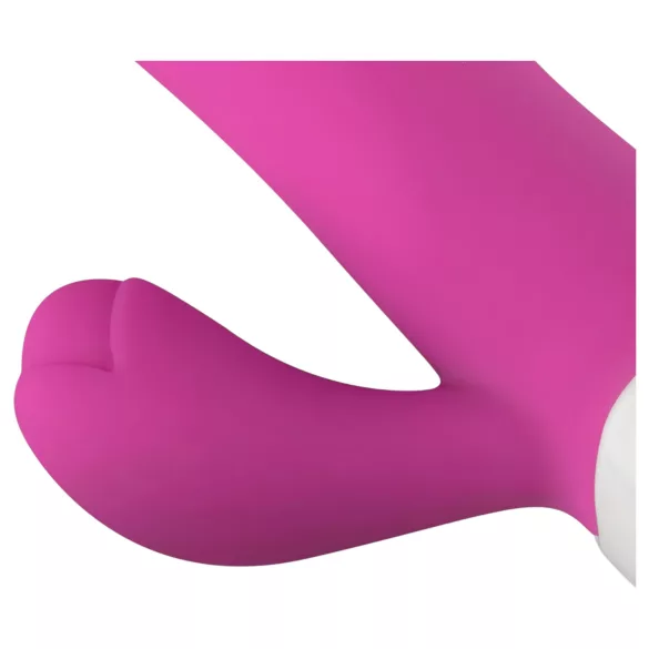 Teazers - realistični vibrator s stimulatorjem klitorisa (rožnate barve)