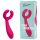 Easytoys Couple - vibrator za pare - polnjenje USB, vodoodporen - roza