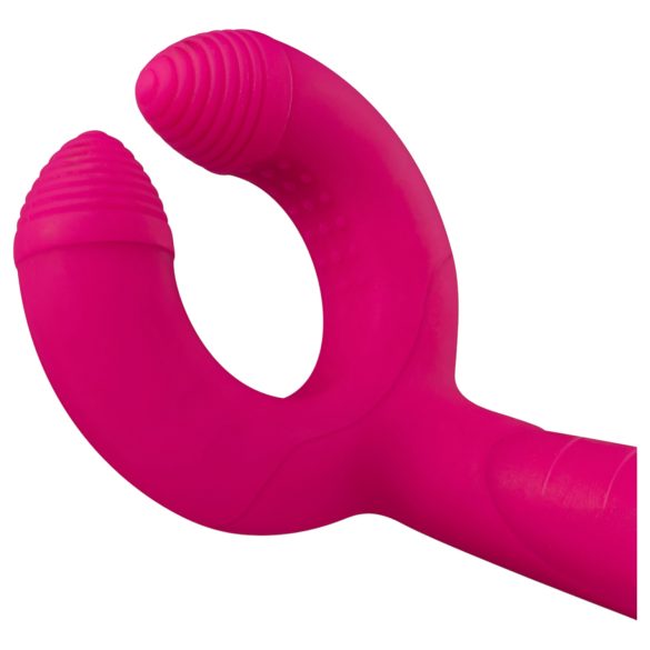 Easytoys Couple - vibrator za pare - polnjenje USB, vodoodporen - roza