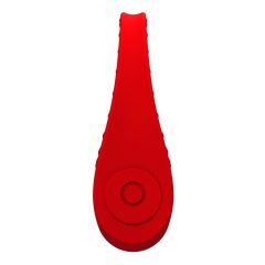   Red Revolution Sphinx - vodoodporen obroček za penis z možnostjo polnjenja (rdeč)