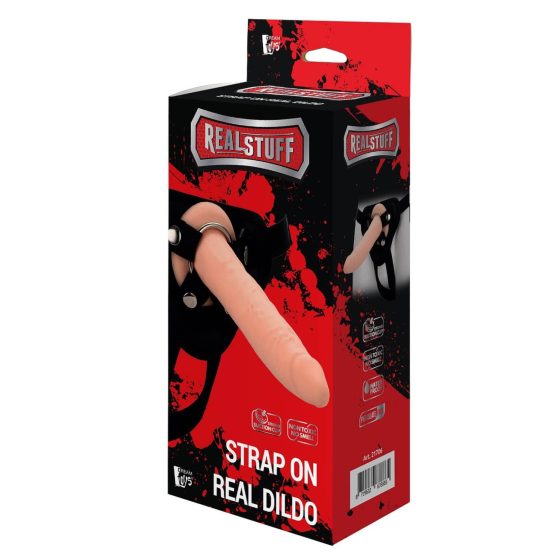 RealStuff Strap-On - ozek strap-on dildo (naravni)