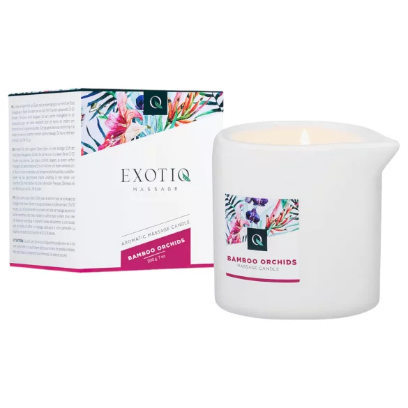 Exotiq Bamboo Orchids - masažna sveča - 200g