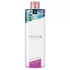 Exotiq - masažno olje za telo - učinek segrevanja - 500 ml