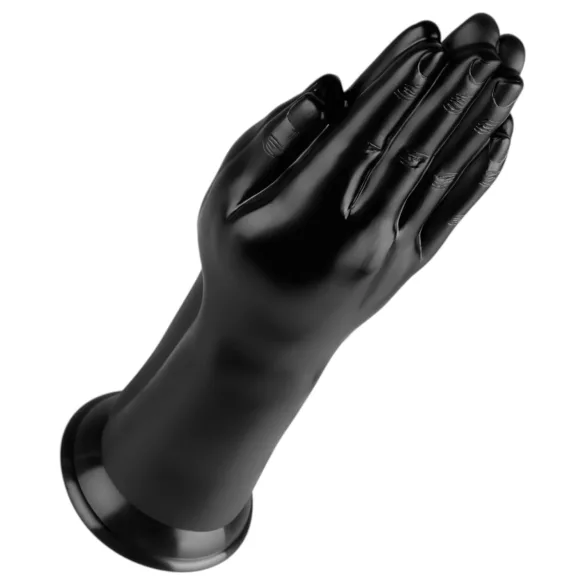 BUTTR - fisting dildo z vakuumsko podlago - črna