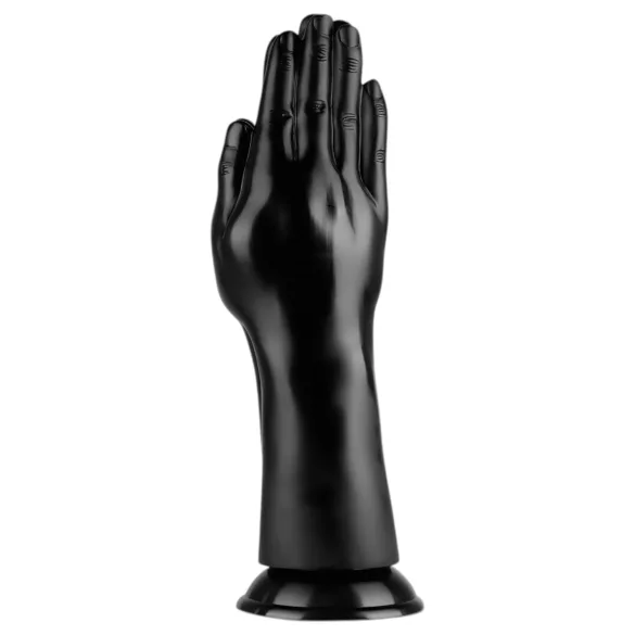 BUTTR - fisting dildo z vakuumsko podlago - črna